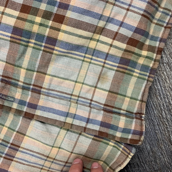 Vintage Arrow Insulated Flannel Size Large 90s Button Up Casual Workwear Collar - Picture 4 of 7